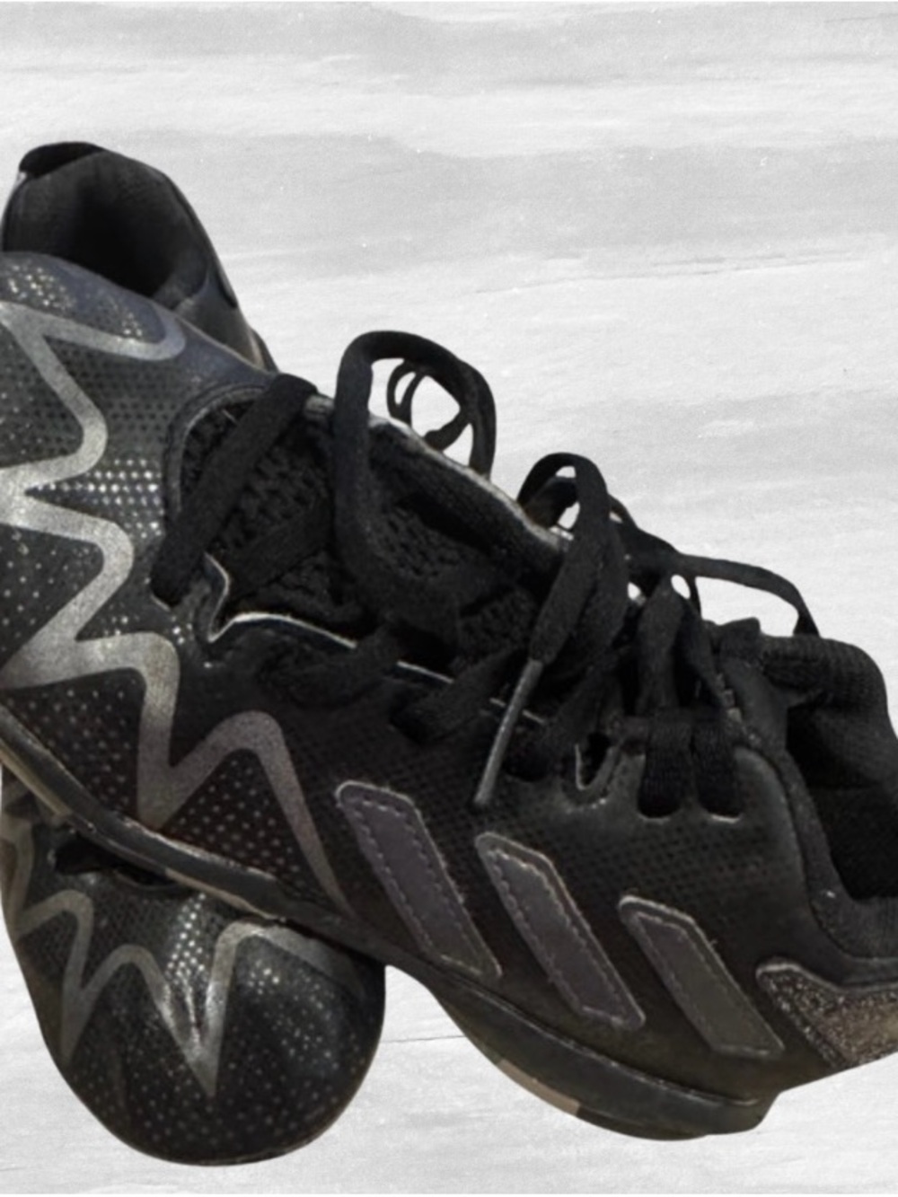 Child Black Athletic Lace-Up Cleats